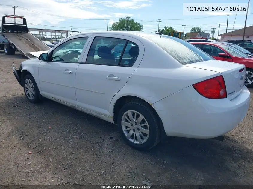 2010 Chevrolet Cobalt Lt VIN: 1G1AD5F5XA7160526 Lot: 45351114