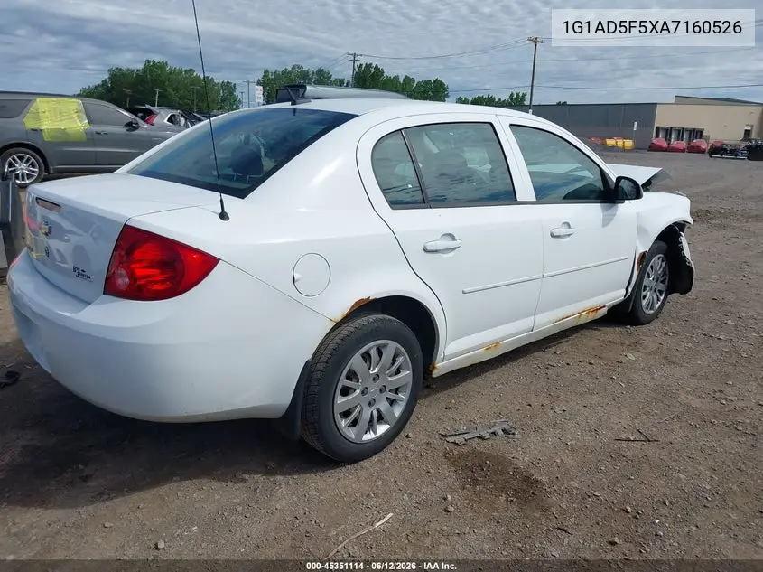 2010 Chevrolet Cobalt Lt VIN: 1G1AD5F5XA7160526 Lot: 45351114