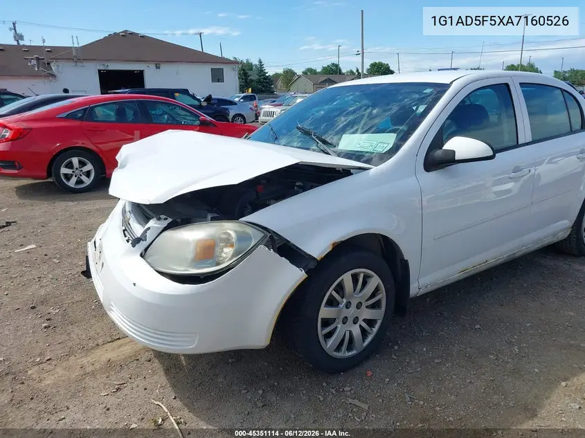2010 Chevrolet Cobalt Lt VIN: 1G1AD5F5XA7160526 Lot: 45351114
