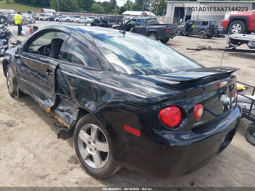 2010 Chevrolet Cobalt Lt VIN: 1G1AD1F5XA7144223 Lot: 45429001