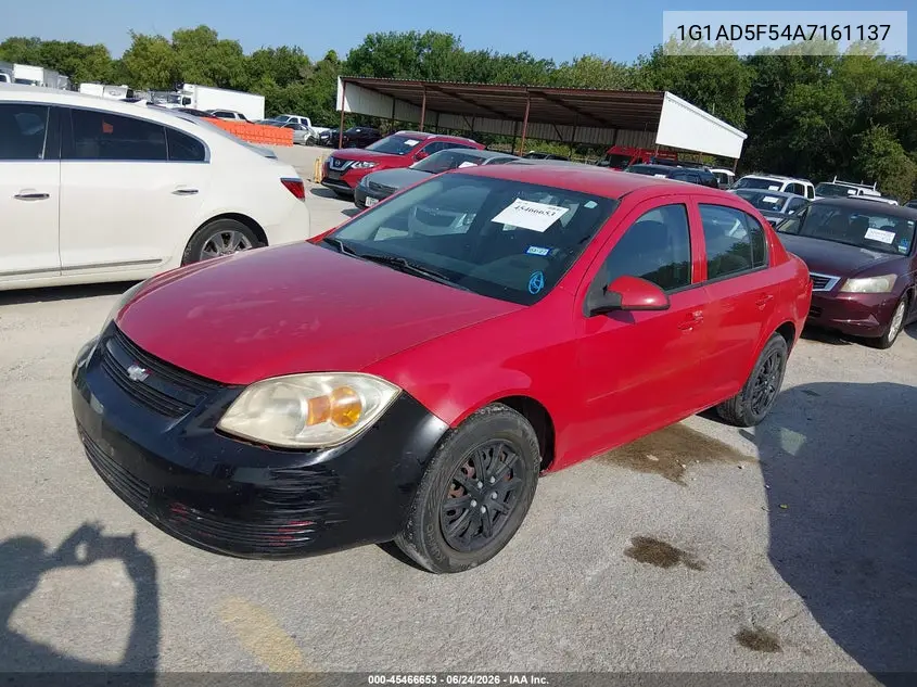 2010 Chevrolet Cobalt Lt VIN: 1G1AD5F54A7161137 Lot: 45466653
