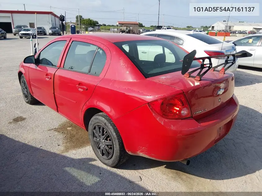 2010 Chevrolet Cobalt Lt VIN: 1G1AD5F54A7161137 Lot: 45466653