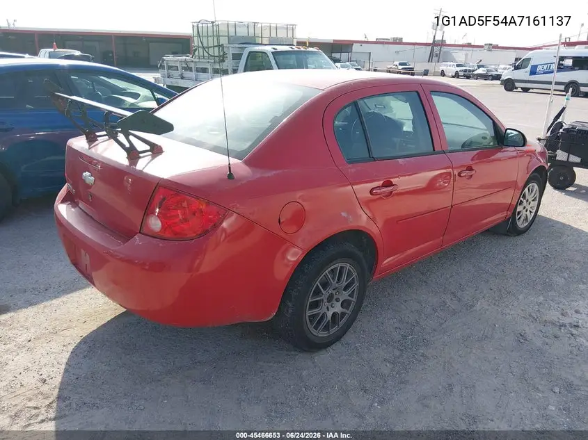 2010 Chevrolet Cobalt Lt VIN: 1G1AD5F54A7161137 Lot: 45466653