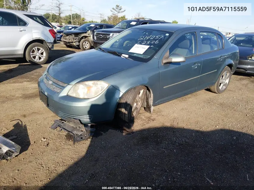 2010 Chevrolet Cobalt Lt VIN: 1G1AD5F59A7115559 Lot: 45477366