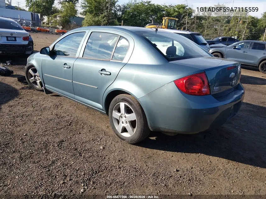2010 Chevrolet Cobalt Lt VIN: 1G1AD5F59A7115559 Lot: 45477366