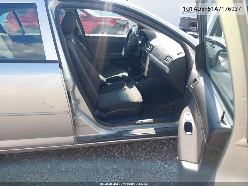 2010 Chevrolet Cobalt Lt VIN: 1G1AD5F51A7176937 Lot: 45508454