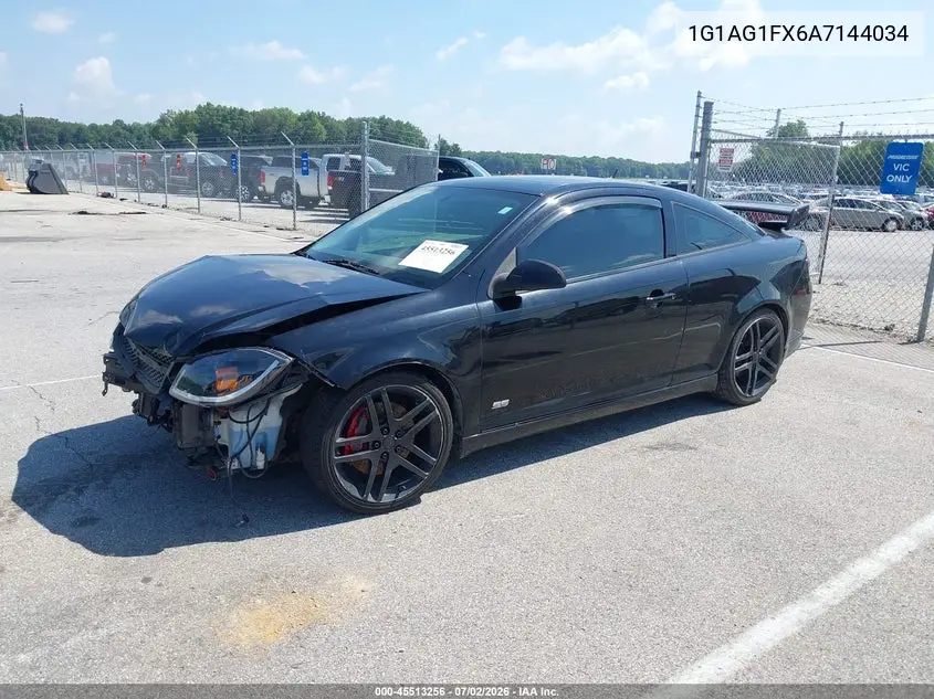 2010 Chevrolet Cobalt Ss VIN: 1G1AG1FX6A7144034 Lot: 45513256