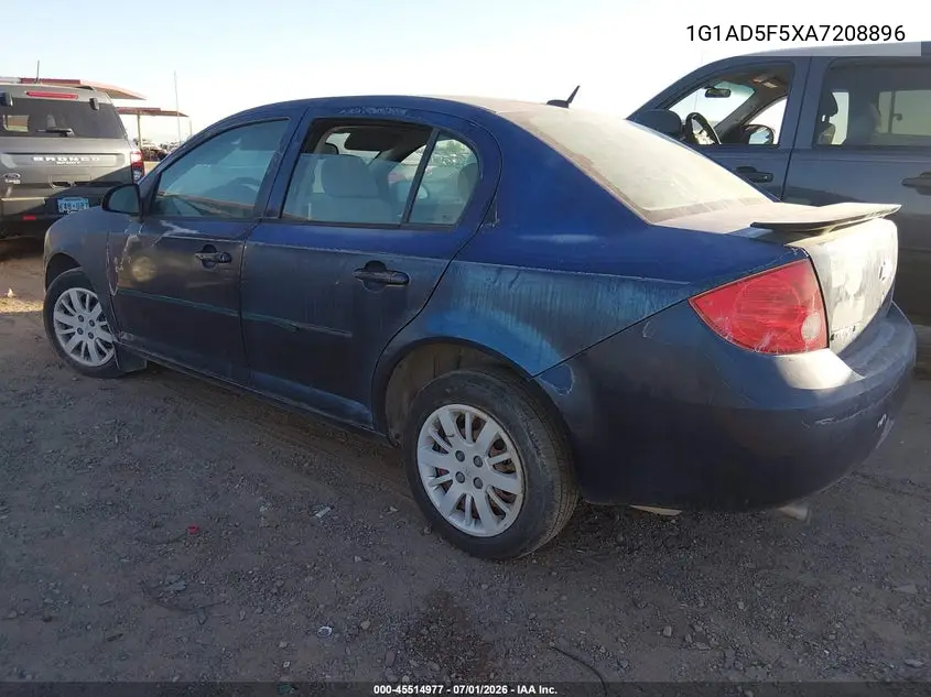 2010 Chevrolet Cobalt Lt VIN: 1G1AD5F5XA7208896 Lot: 45514977