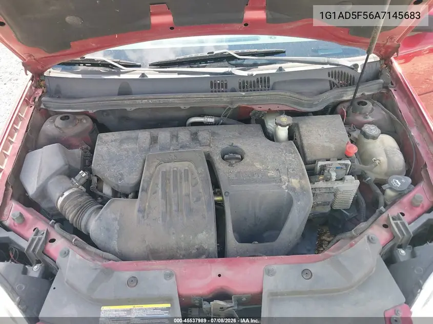 2010 Chevrolet Cobalt Lt VIN: 1G1AD5F56A7145683 Lot: 45537989
