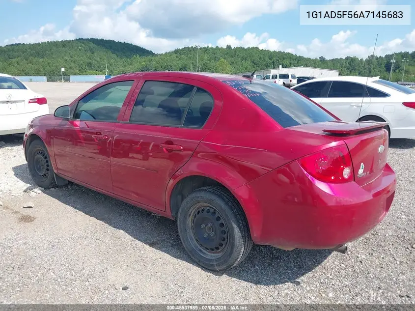 2010 Chevrolet Cobalt Lt VIN: 1G1AD5F56A7145683 Lot: 45537989