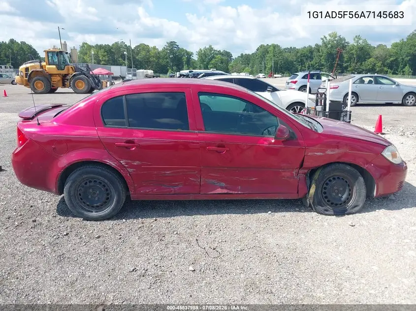 2010 Chevrolet Cobalt Lt VIN: 1G1AD5F56A7145683 Lot: 45537989