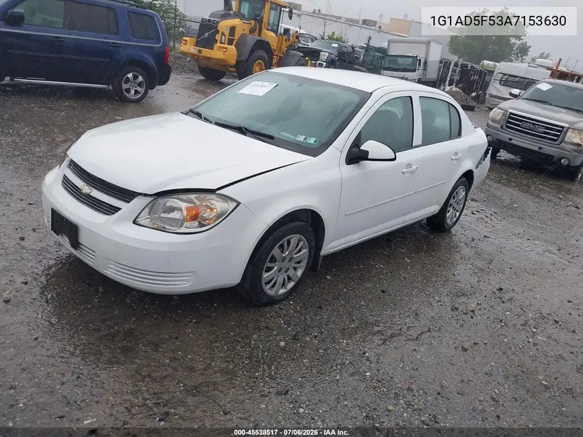 2010 Chevrolet Cobalt Lt VIN: 1G1AD5F53A7153630 Lot: 45538517