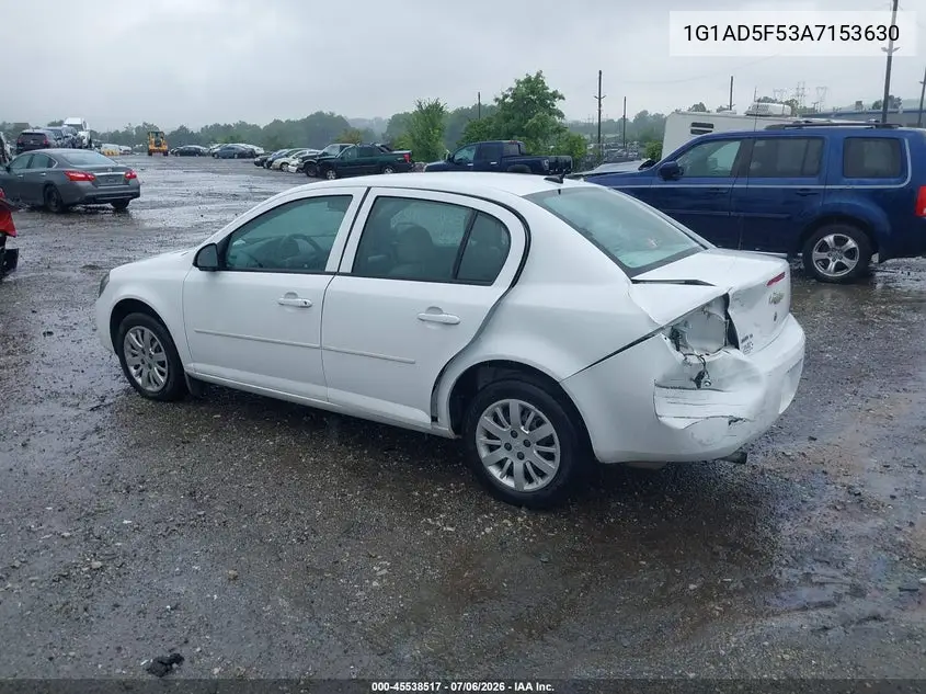 2010 Chevrolet Cobalt Lt VIN: 1G1AD5F53A7153630 Lot: 45538517