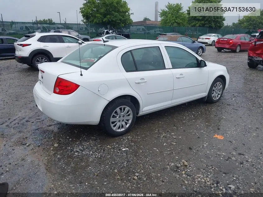 2010 Chevrolet Cobalt Lt VIN: 1G1AD5F53A7153630 Lot: 45538517