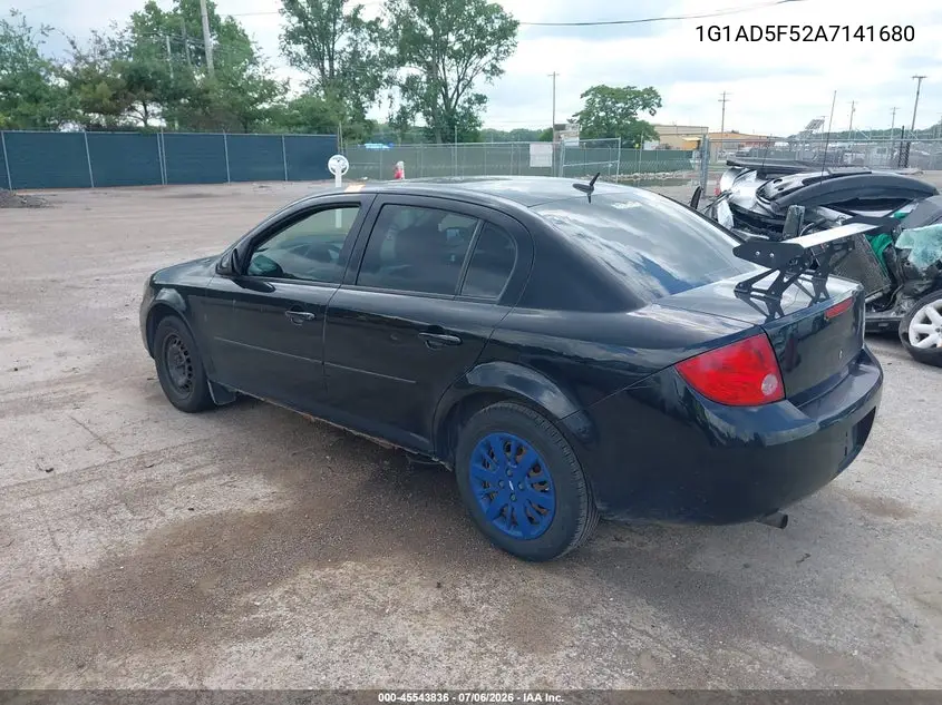 2010 Chevrolet Cobalt Lt VIN: 1G1AD5F52A7141680 Lot: 45543836