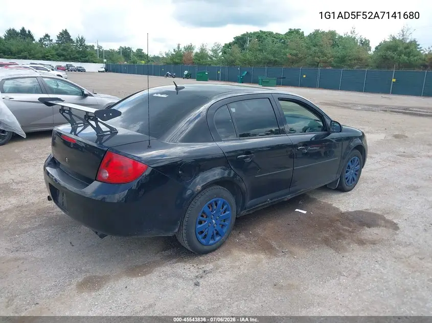 2010 Chevrolet Cobalt Lt VIN: 1G1AD5F52A7141680 Lot: 45543836