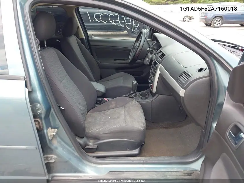 2010 Chevrolet Cobalt Lt VIN: 1G1AD5F52A7160018 Lot: 45552221