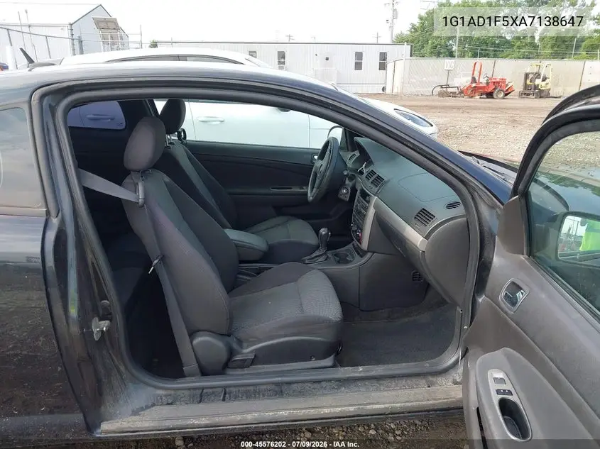2010 Chevrolet Cobalt Lt VIN: 1G1AD1F5XA7138647 Lot: 45576202