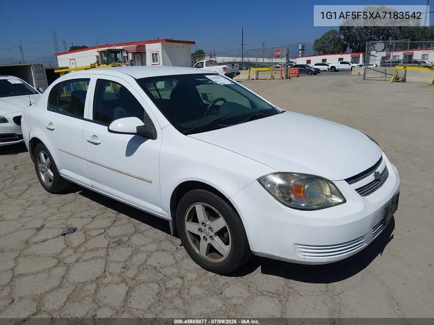 2010 Chevrolet Cobalt Lt VIN: 1G1AF5F5XA7183542 Lot: 45605877