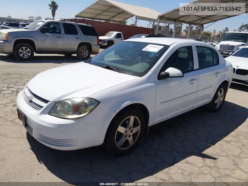 2010 Chevrolet Cobalt Lt VIN: 1G1AF5F5XA7183542 Lot: 45605877