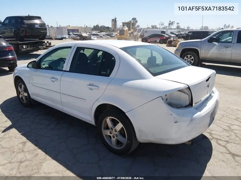 2010 Chevrolet Cobalt Lt VIN: 1G1AF5F5XA7183542 Lot: 45605877