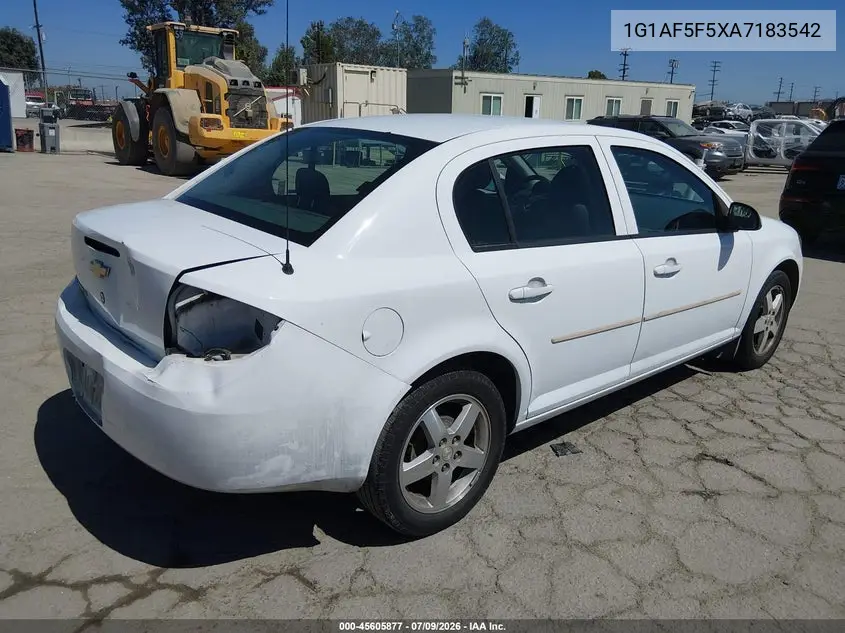 2010 Chevrolet Cobalt Lt VIN: 1G1AF5F5XA7183542 Lot: 45605877