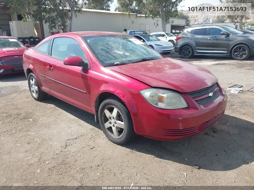 2010 Chevrolet Cobalt Lt VIN: 1G1AF1F51A7153693 Lot: 45612838