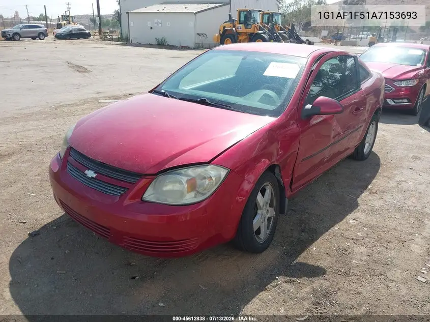 2010 Chevrolet Cobalt Lt VIN: 1G1AF1F51A7153693 Lot: 45612838
