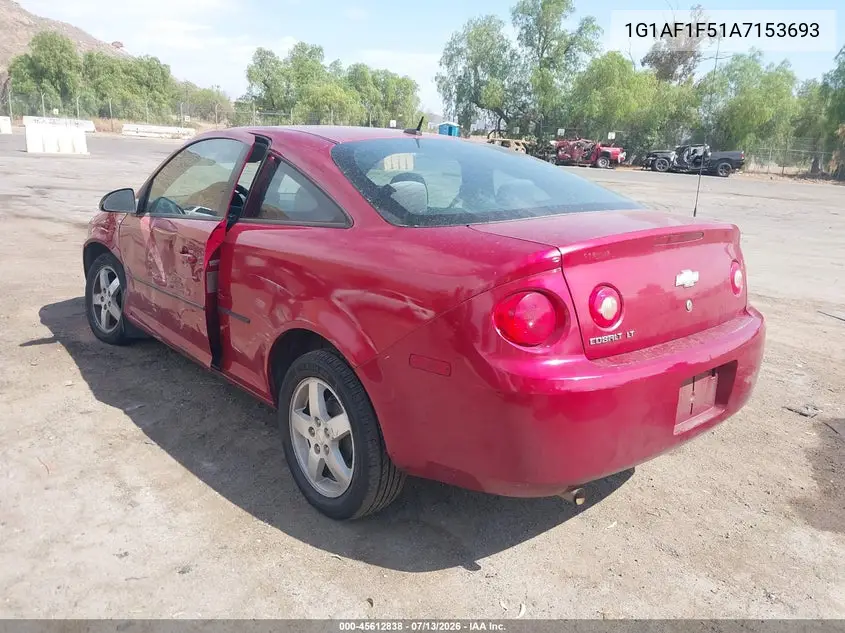 2010 Chevrolet Cobalt Lt VIN: 1G1AF1F51A7153693 Lot: 45612838