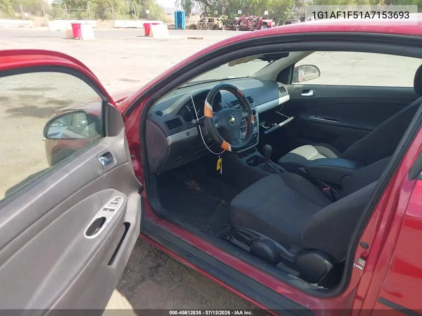 2010 Chevrolet Cobalt Lt VIN: 1G1AF1F51A7153693 Lot: 45612838
