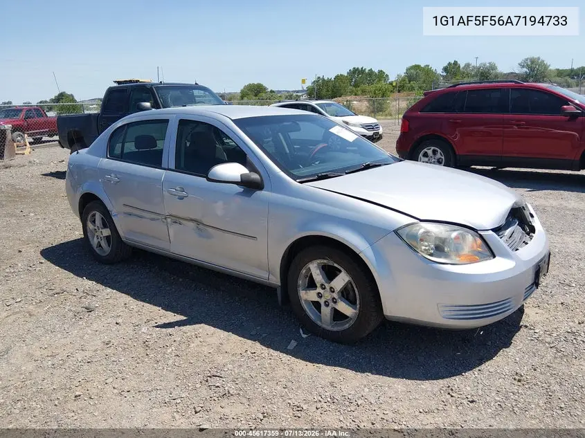 2010 Chevrolet Cobalt Lt VIN: 1G1AF5F56A7194733 Lot: 45617359