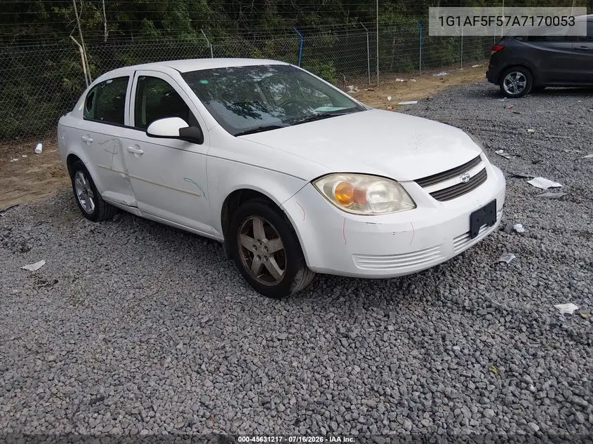 2010 Chevrolet Cobalt Lt VIN: 1G1AF5F57A7170053 Lot: 45631217