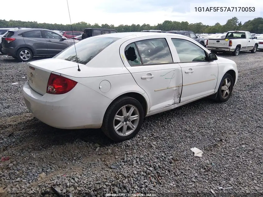 2010 Chevrolet Cobalt Lt VIN: 1G1AF5F57A7170053 Lot: 45631217