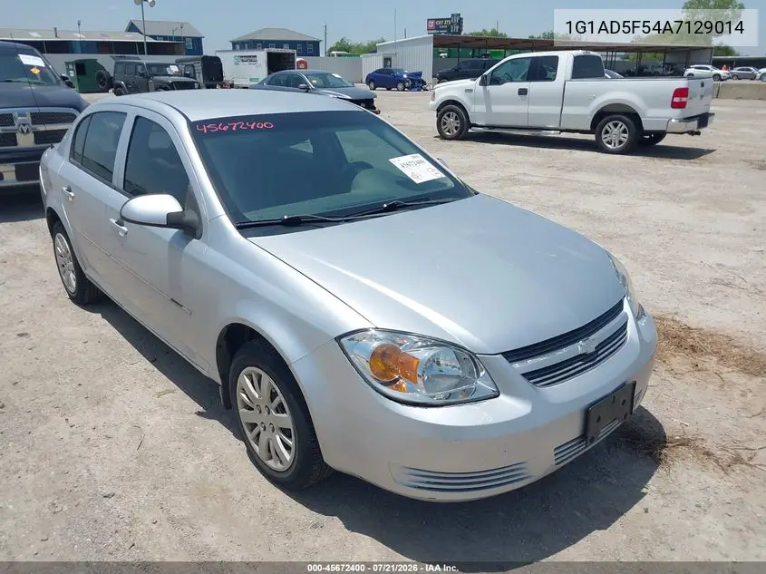 2010 Chevrolet Cobalt Lt VIN: 1G1AD5F54A7129014 Lot: 45672400