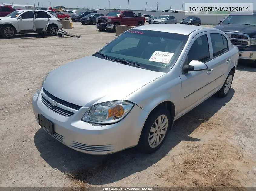 2010 Chevrolet Cobalt Lt VIN: 1G1AD5F54A7129014 Lot: 45672400