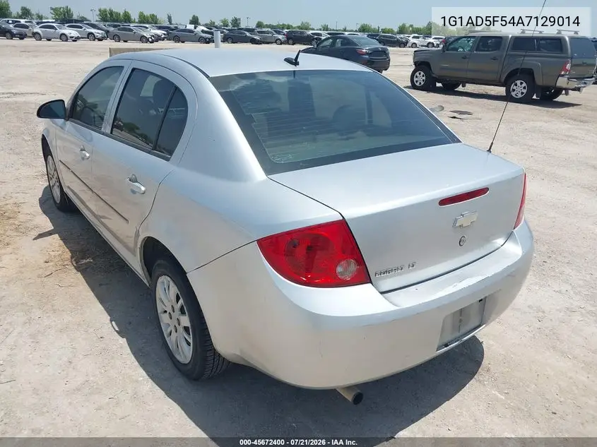 2010 Chevrolet Cobalt Lt VIN: 1G1AD5F54A7129014 Lot: 45672400