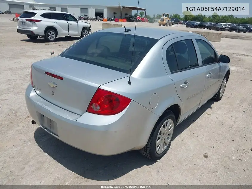 2010 Chevrolet Cobalt Lt VIN: 1G1AD5F54A7129014 Lot: 45672400