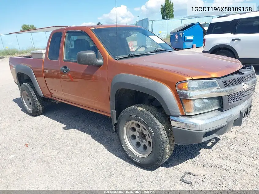 2005 Chevrolet Colorado Ls VIN: 1GCDT196X58109158 Lot: 45555380