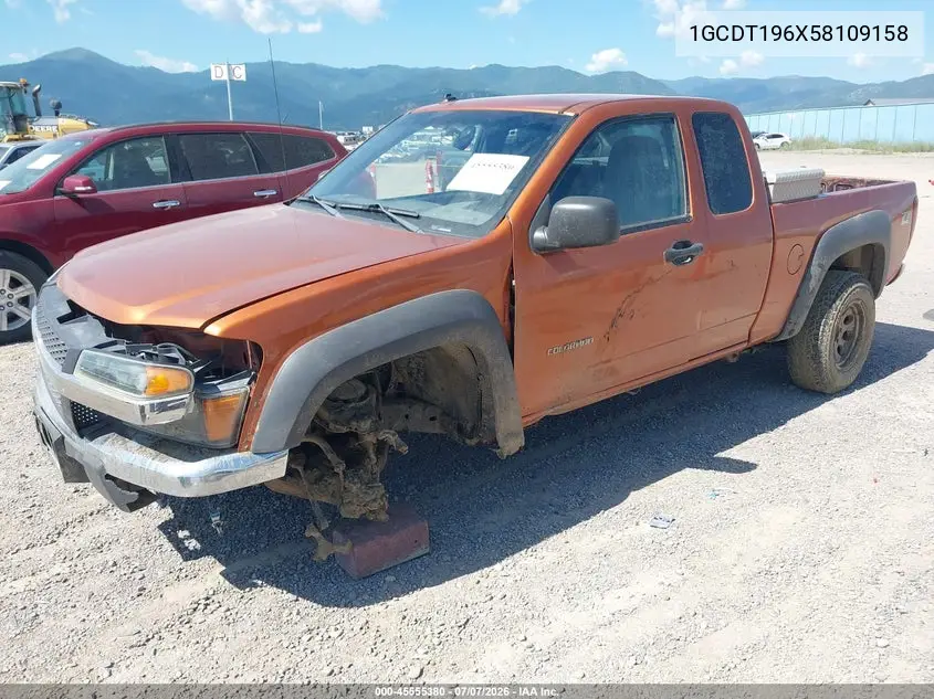 2005 Chevrolet Colorado Ls VIN: 1GCDT196X58109158 Lot: 45555380