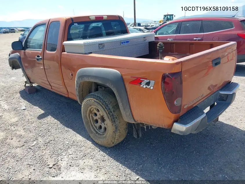 2005 Chevrolet Colorado Ls VIN: 1GCDT196X58109158 Lot: 45555380