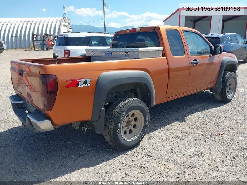 2005 Chevrolet Colorado Ls VIN: 1GCDT196X58109158 Lot: 45555380