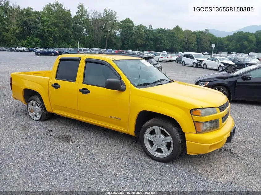 2005 Chevrolet Colorado Ls VIN: 1GCCS136558150305 Lot: 45622483