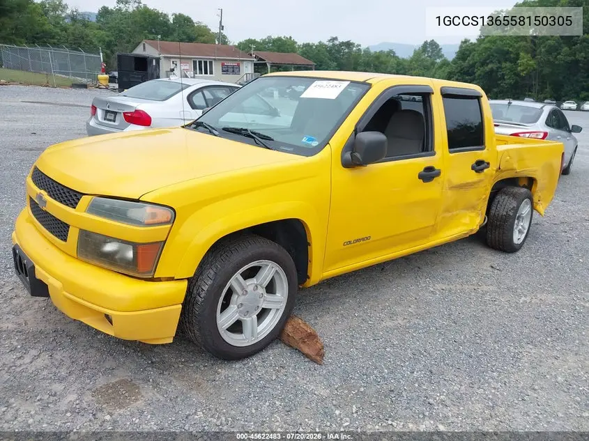 2005 Chevrolet Colorado Ls VIN: 1GCCS136558150305 Lot: 45622483