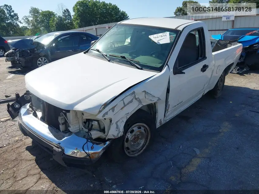 2005 Chevrolet Colorado VIN: 1GCCS148658178128 Lot: 45667835