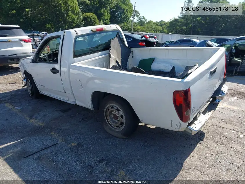 2005 Chevrolet Colorado VIN: 1GCCS148658178128 Lot: 45667835
