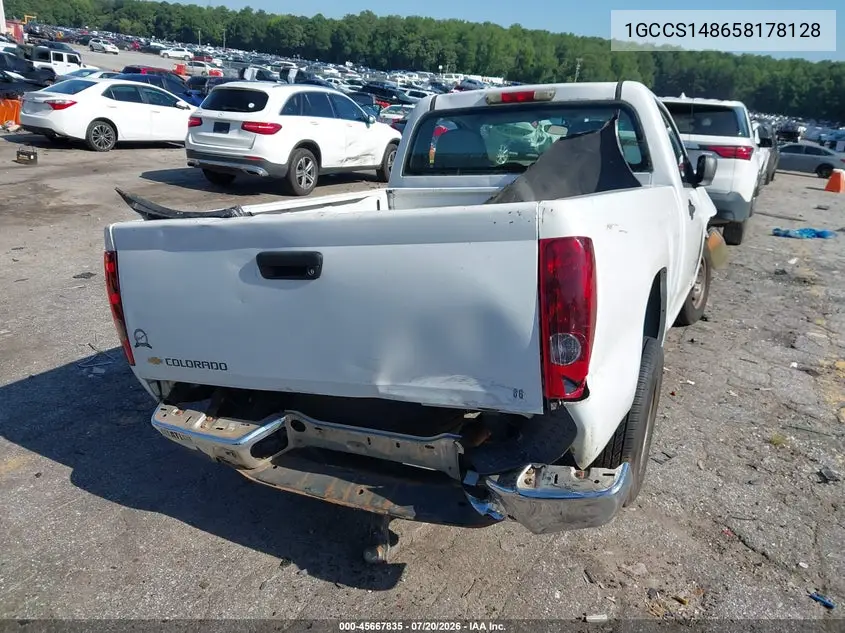 2005 Chevrolet Colorado VIN: 1GCCS148658178128 Lot: 45667835