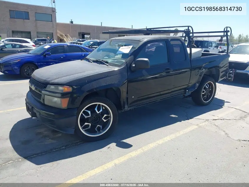 2006 Chevrolet Colorado Ls VIN: 1GCCS198568314730 Lot: 45632468