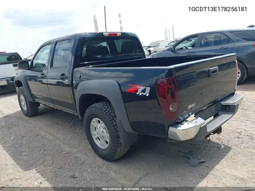 2007 Chevrolet Colorado Lt VIN: 1GCDT13E178256181 Lot: 45576228