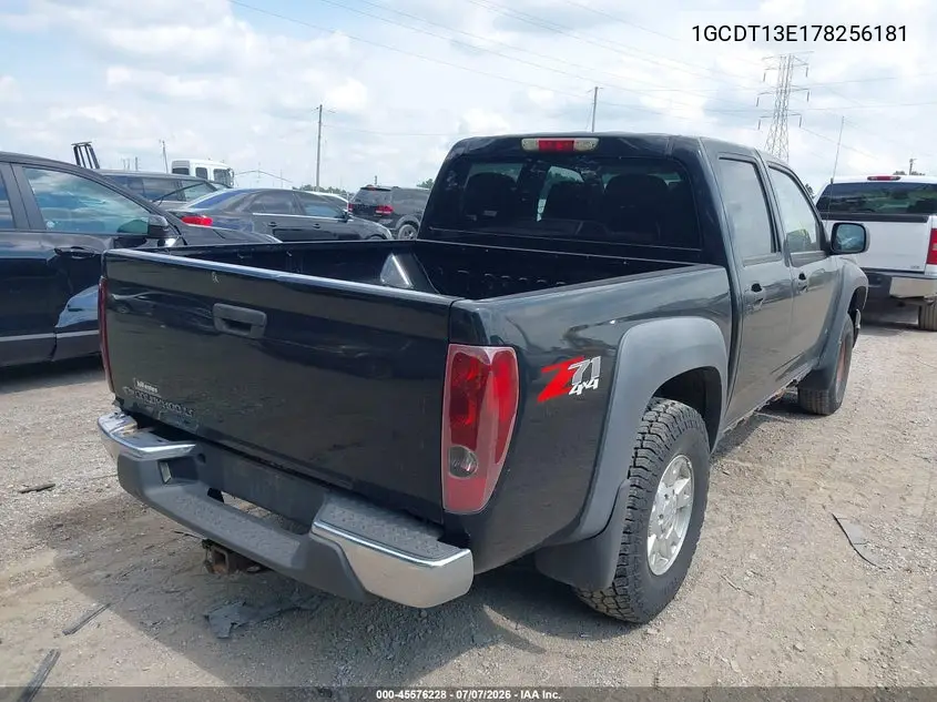 2007 Chevrolet Colorado Lt VIN: 1GCDT13E178256181 Lot: 45576228