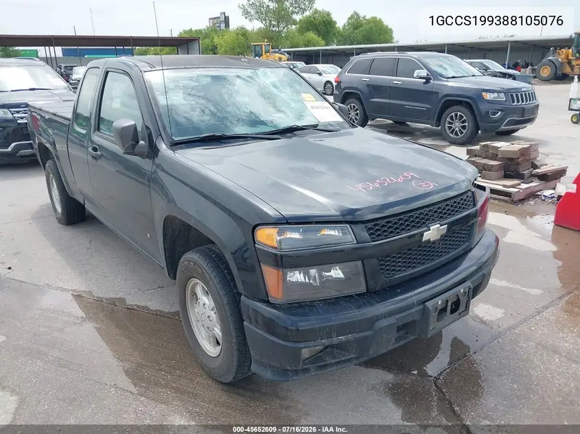 2008 Chevrolet Colorado Ls VIN: 1GCCS199388105076 Lot: 45652609